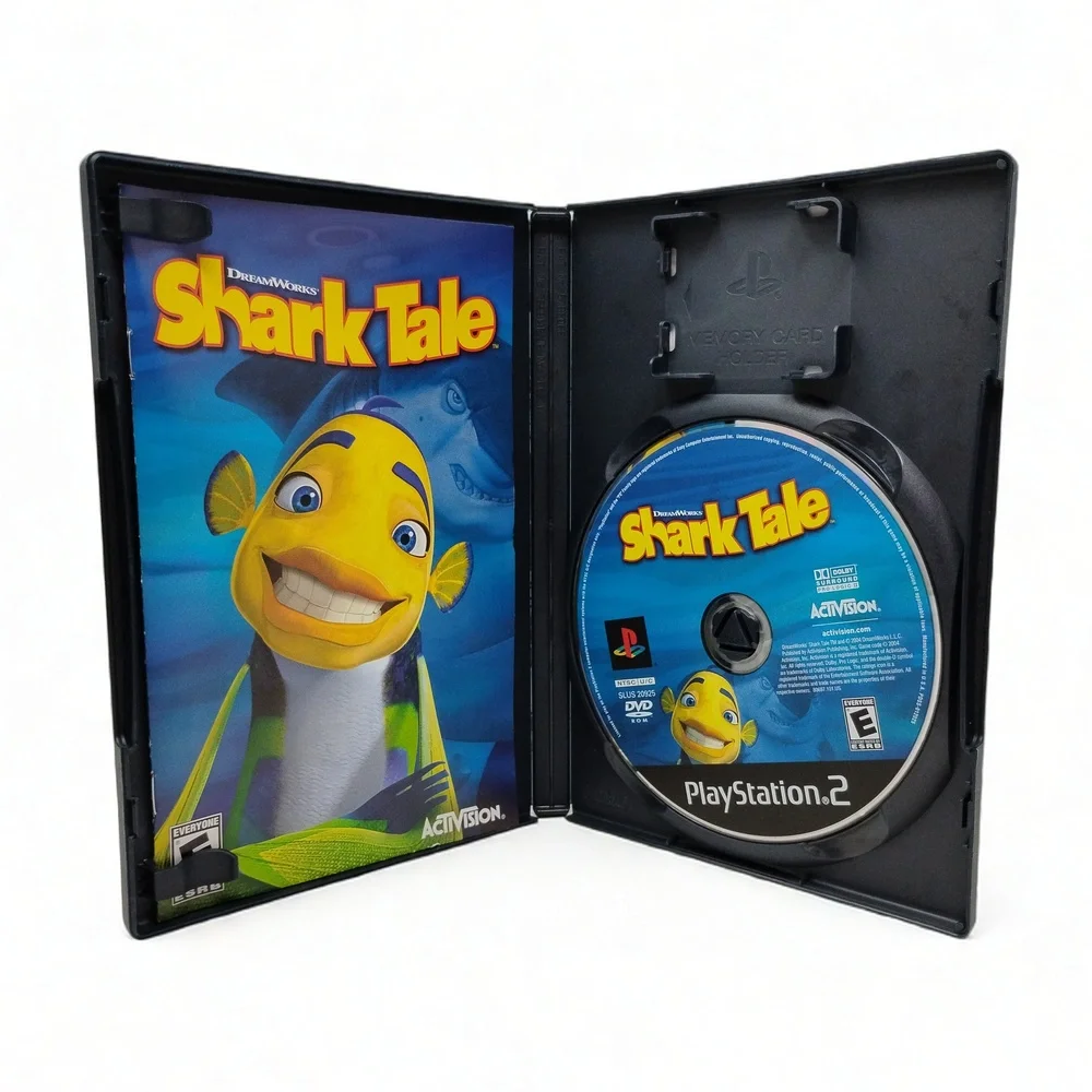 Shark Tale PS2 Game Activision Reef City Action Adventure Retro Console Gaming